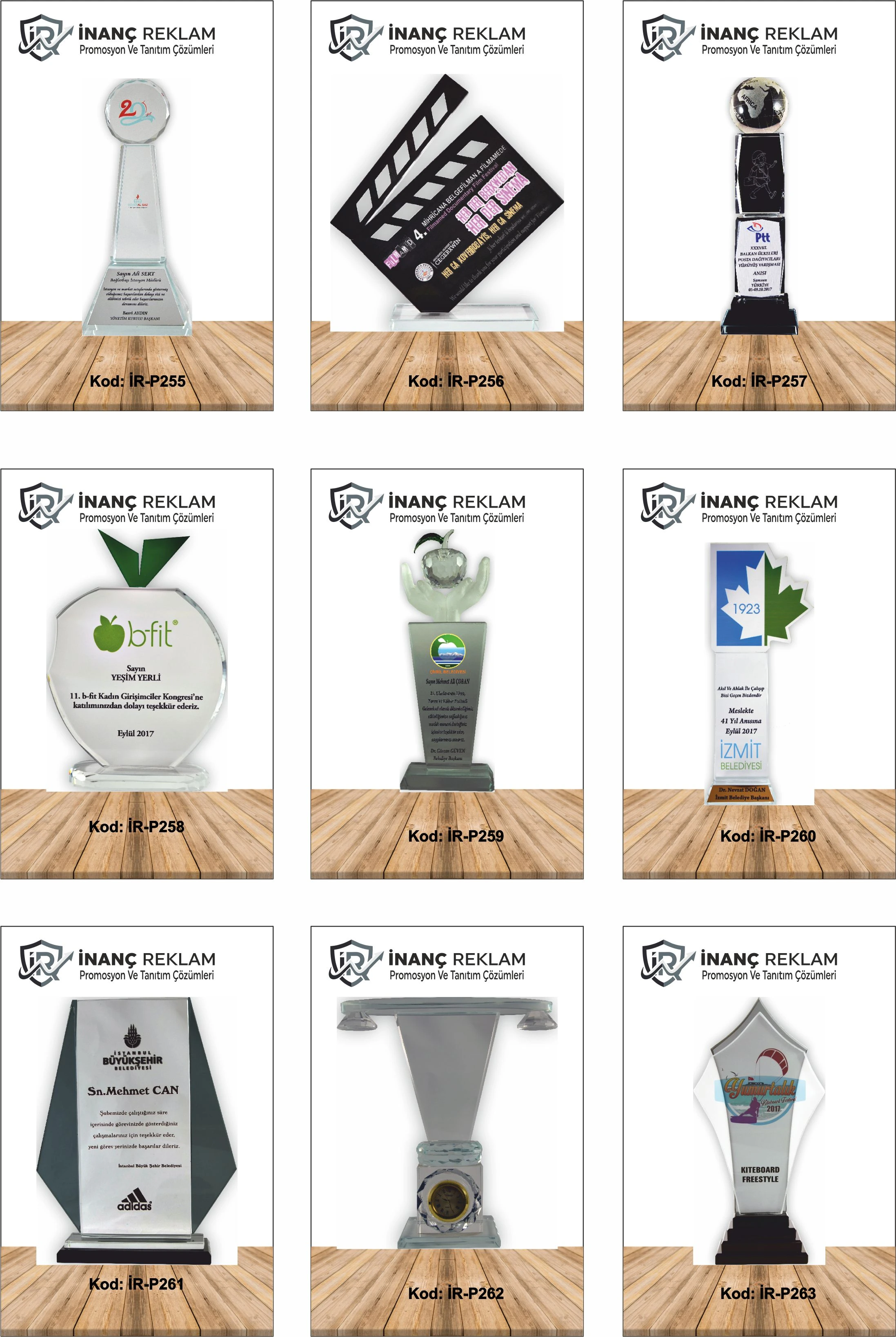 Kişiye Özel Plaket Modelleri | Kristal, Ahşap ve Metal 