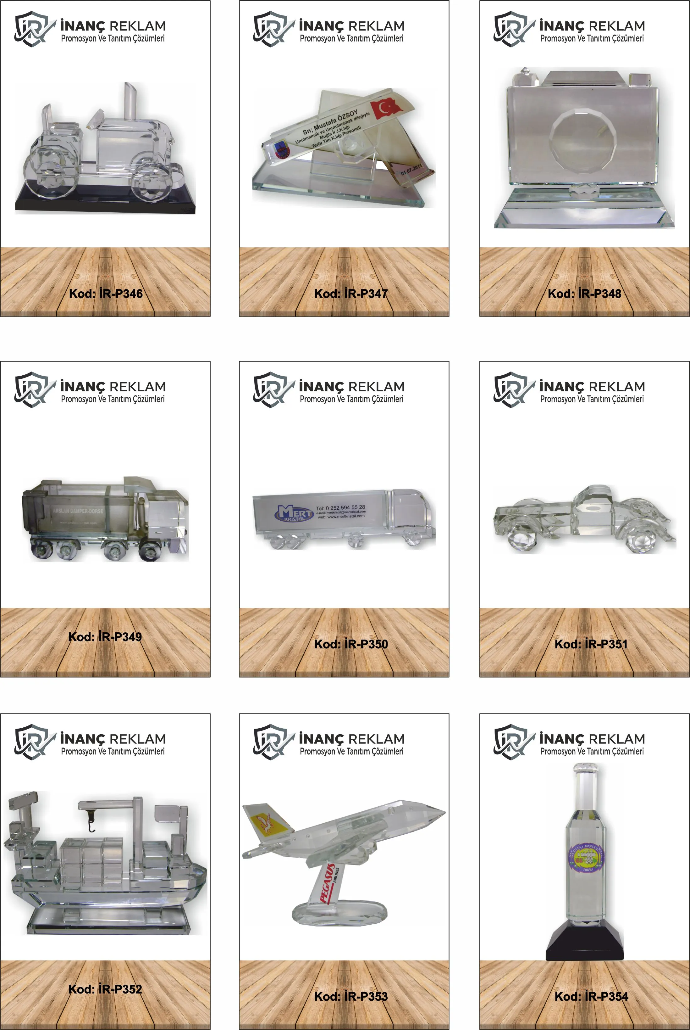 Kişiye Özel Plaket Modelleri | Kristal, Ahşap ve Metal 
